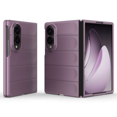 Силиконовый (TPU) чехол Deexe Terra Case (FF) для Samsung Galaxy Fold 8 - Light Purple