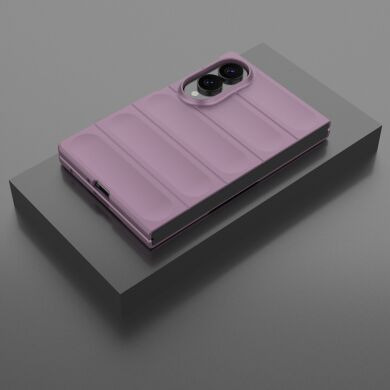 Силиконовый (TPU) чехол Deexe Terra Case (FF) для Samsung Galaxy Fold 8 - Light Purple