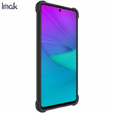 Силіконовий (TPU) чохол IMAK Airbag Case для Samsung Galaxy A71 (A715) - Metal Black