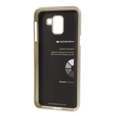 Силиконовый (TPU) чехол MERCURY iJelly Cover для Samsung Galaxy J6 2018 (J600) - Gold