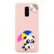 Силиконовый (TPU) чехол UniCase 3D Cartoon Pattern для Samsung Galaxy A6+ 2018 (A605) - Panda Holding Umbrella. Фото 2 из 6