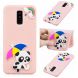 Силиконовый (TPU) чехол UniCase 3D Cartoon Pattern для Samsung Galaxy A6+ 2018 (A605) - Panda Holding Umbrella. Фото 1 из 6