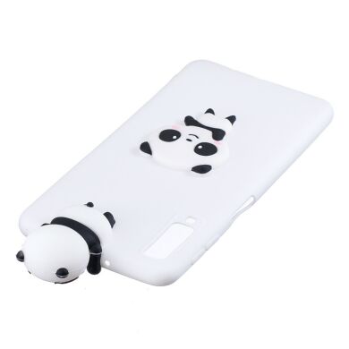 Силіконовий (TPU) чохол UniCase 3D Pattern для Samsung Galaxy A7 2018 (A750), Panda / White Background