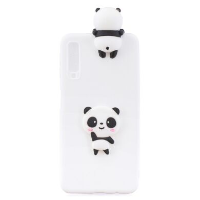 Силіконовий (TPU) чохол UniCase 3D Pattern для Samsung Galaxy A7 2018 (A750), Panda / White Background