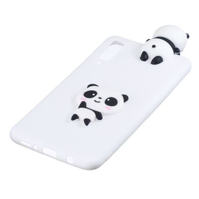 Силіконовий (TPU) чохол UniCase 3D Pattern для Samsung Galaxy A7 2018 (A750), Panda / White Background