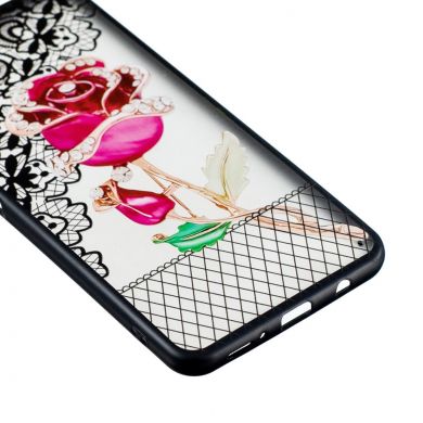 Защитный чехол UniCase Shiny Flowers для Samsung Galaxy A7 2018 (A750) - Rose