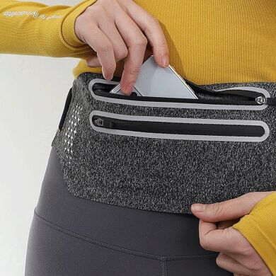 Спортивний чохол на пояс Reframe Slim Running Belt - Heather Grey