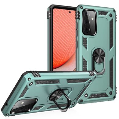 Защитный чехол Deexe Armor Case для Samsung Galaxy A72 (А725) - Green