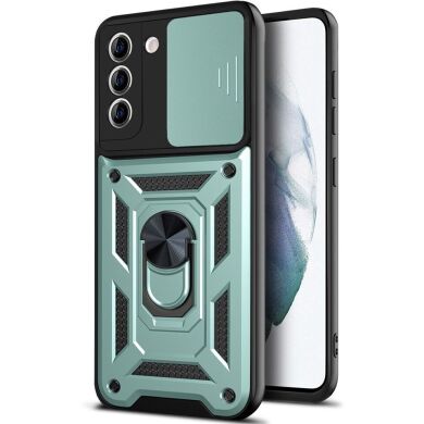 Защитный чехол Deexe Armor Shield для Samsung Galaxy S21 FE (G990) - Green