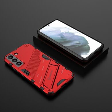 Защитный чехол Deexe Bibercas для Samsung Galaxy S22 (S901) - Red