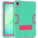 Защитный чехол Deexe Color Kickstand для Samsung Galaxy Tab A11 Plus (X230/236) - Mint Green / Rose. Фото 2 из 7