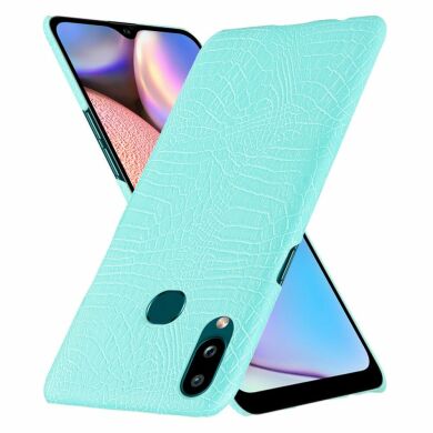 Защитный чехол Deexe Croco Style для Samsung Galaxy A10s (A107) - Baby Blue