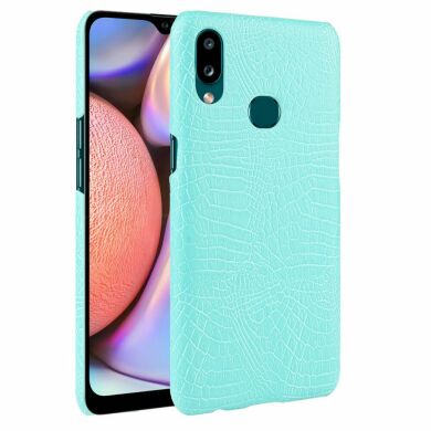 Защитный чехол Deexe Croco Style для Samsung Galaxy A10s (A107) - Baby Blue