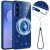 Захисний чохол Deexe Glitter Case with MagSafe для Samsung Galaxy S26 FE - Blue
