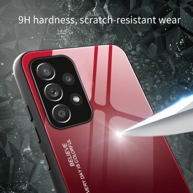 Захисний чохол Deexe Gradient Color для Samsung Galaxy A32 (А325) - Red / Black