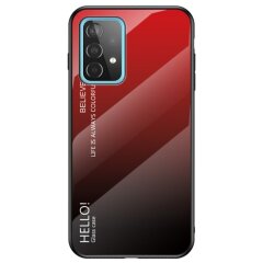 Защитный чехол Deexe Gradient Color для Samsung Galaxy A52 (A525) / A52s (A528) - Red / Black
