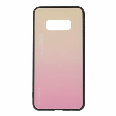 Захисний чохол Deexe Gradient Color для Samsung Galaxy S10e (G970) - Gold / Pink