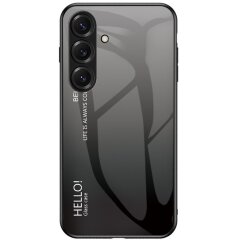 Защитный чехол Deexe Gradient Color для Samsung Galaxy S26 - Black / Grey