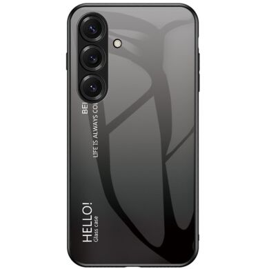 Защитный чехол Deexe Gradient Color для Samsung Galaxy S26 - Black / Grey