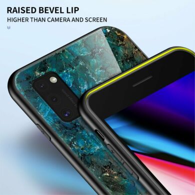 Защитный чехол Deexe Gradient Pattern для Samsung Galaxy A41 (A415) - Emerald