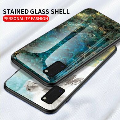 Защитный чехол Deexe Gradient Pattern для Samsung Galaxy A41 (A415) - Emerald