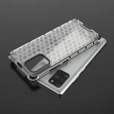 Защитный чехол Deexe Honeycomb Series для Samsung Galaxy S10 Lite (G770) - White