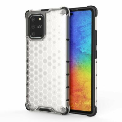 Захисний чохол Deexe Honeycomb Series для Samsung Galaxy S10 Lite (G770) - White