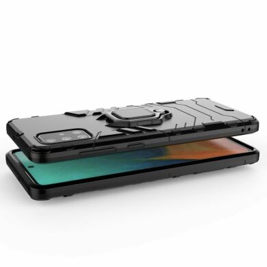 Защитный чехол Deexe Hybrid Case для Samsung Galaxy A71 (A715) - Black