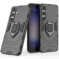 Защитный чехол Deexe Hybrid Case для Samsung Galaxy S24 FE (S721) - Black