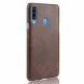 Захисний чохол Deexe Leather Back Cover для Samsung Galaxy A20s (A207) - Coffee