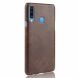 Захисний чохол Deexe Leather Back Cover для Samsung Galaxy A20s (A207) - Coffee