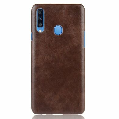 Захисний чохол Deexe Leather Back Cover для Samsung Galaxy A20s (A207) - Coffee