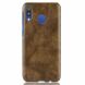Захисний чохол Deexe Leather Back Cover для Samsung Galaxy M20 (M205) - Coffee