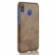 Захисний чохол Deexe Leather Back Cover для Samsung Galaxy M20 (M205) - Coffee