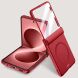 Защитный чехол Deexe Mag Cover для Samsung Galaxy Flip 8 - Red. Фото 1 из 9