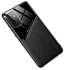 Захисний чохол Deexe Magnetic Leather Cover для Samsung Galaxy A72 (А725) - Black