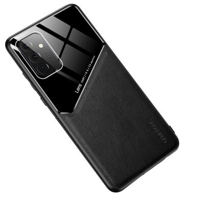 Защитный чехол Deexe Magnetic Leather Cover для Samsung Galaxy A72 (А725) - Black