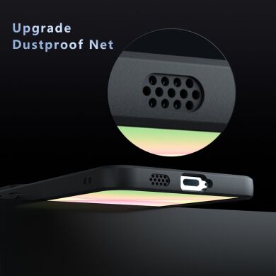 Защитный чехол Deexe Matte Skin Kickstand with MagSafe для Samsung Galaxy S25 (S931) - Black