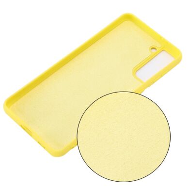 Защитный чехол Deexe Silicone Case для Samsung Galaxy S21 - Yellow