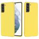 Защитный чехол Deexe Silicone Case для Samsung Galaxy S22 - Yellow. Фото 1 из 8