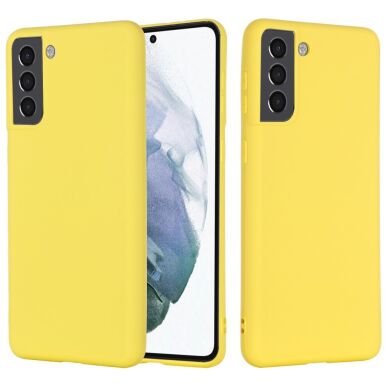 Защитный чехол Deexe Silicone Case для Samsung Galaxy S22 - Yellow