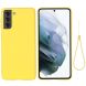 Защитный чехол Deexe Silicone Case для Samsung Galaxy S22 - Yellow. Фото 2 из 8