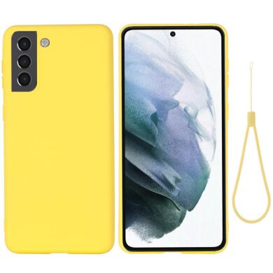 Защитный чехол Deexe Silicone Case для Samsung Galaxy S22 - Yellow