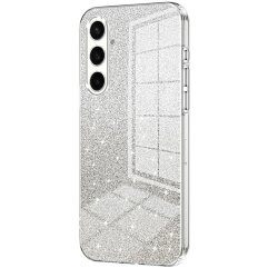 Захисний чохол Deexe Sparkles Cover для Samsung Galaxy A37 (A376) - Transparent