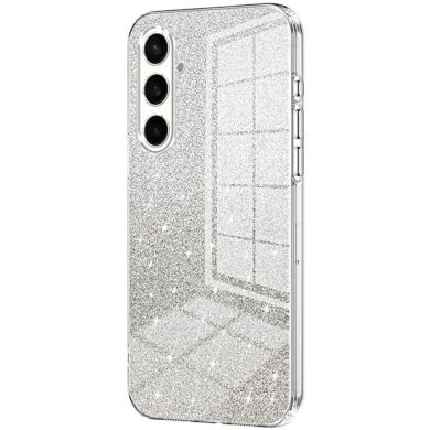 Захисний чохол Deexe Sparkles Cover для Samsung Galaxy A37 (A376) - Transparent