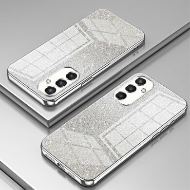 Защитный чехол Deexe Sparkles Cover для Samsung Galaxy S24 - Silver