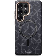 Защитный чехол ESEBLE Letter Pattern Magnetic для Samsung Galaxy S25 Ultra (S938) - Black