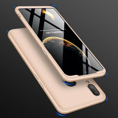 Защитный чехол GKK Double Dip Case для Samsung Galaxy A10s (A107) - Gold