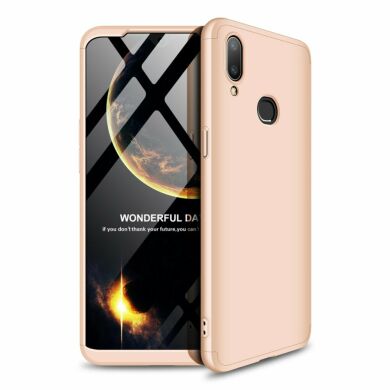 Защитный чехол GKK Double Dip Case для Samsung Galaxy A10s (A107) - Gold