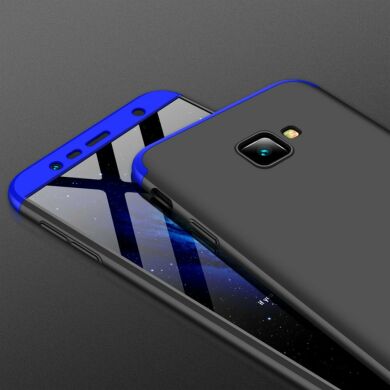 Защитный чехол GKK Double Dip Case для Samsung Galaxy J4+ (J415) - Black / Blue